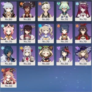 AR57 Genshin Zhongli/Venti/Xiao c1/Raiden etc 213 desejos - Genshin Impact