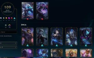 conta Sett e Zoe prestígio + Pyke das cinzas - League of Legends LOL