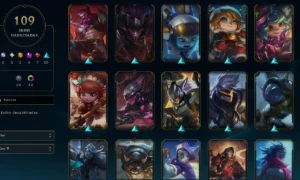 conta Sett e Zoe prestígio + Pyke das cinzas - League of Legends LOL