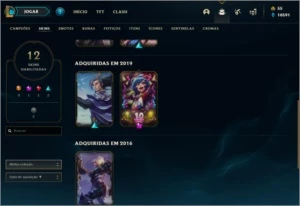 Conta Colecionador com Riven Campeonato 2012, Rammus Rei etc - League of Legends LOL