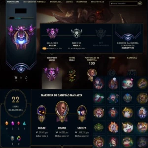 CONTA ELO MESTRE - League of Legends LOL