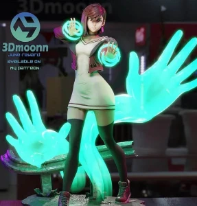 Dandadan – Momo Ayase 3D STL - Outros