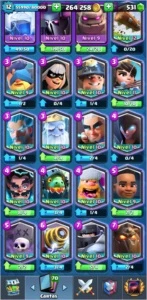 CONTA CLASH ROYALE NÍVEL 12