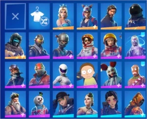 Conta Fortnite Season3 completa/Skin Galaxy/entre outras.