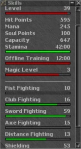 Tibia - Char Knight lvl 40
