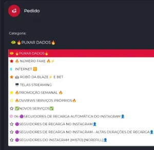 Painel seguidores - Redes Sociais
