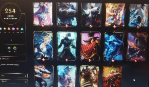Conta season 2 , mmr ouro, 254 skins e todos Champions. - League of Legends LOL