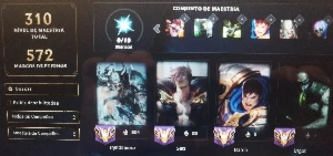 Conta season 2 , mmr ouro, 254 skins e todos Champions. - League of Legends LOL