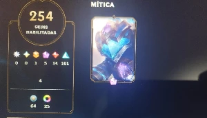 Conta season 2 , mmr ouro, 254 skins e todos Champions. - League of Legends LOL