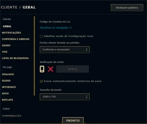 CONTA LOL OURO4 LVL 53 - League of Legends