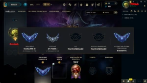 Conta Diamante 3 Fresquinha Hand Level Lvl 140 Skins Raras - League of Legends LOL