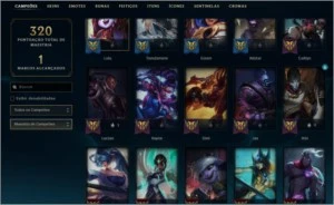 CONTA LOL MMR DIAMANTE NV204 QUASE TODOS OS CHAMPS 117 SKINS - League of Legends