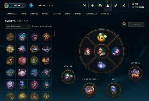 Conta LOL Full Champ Platina - League of Legends