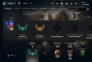 Conta LOL Full Champ Platina - League of Legends
