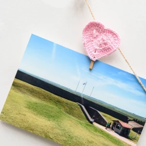 Varal de corações para fotos - Artesanato e Personalizados