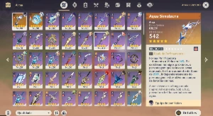 Conta Genshin Impact com 5  estrelas e armas!