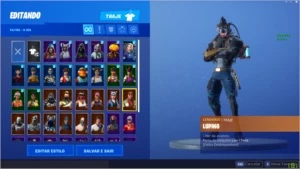 Conta fortnite com 43 skins,3 passes de batalha e STW