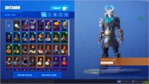 Conta fortnite com 43 skins,3 passes de batalha e STW