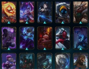 LOL 221 Skins (Ouro 2) 2015 - Sem Bans - League of Legends