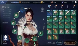 Conta MIR4 Level 40 NA32