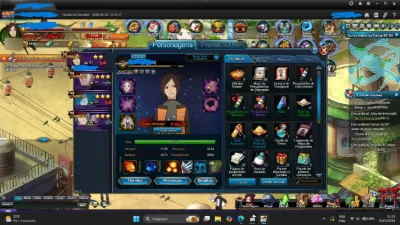 conta naruto online iniciante nv.64 23.8k de força e metas