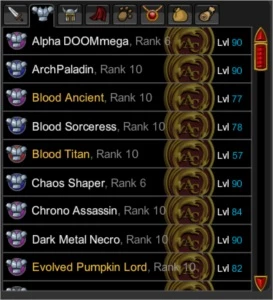 Conta AQW NÍVEL 90 EX MEMBER 9 ANOS DE JOGO - Adventure Quest World