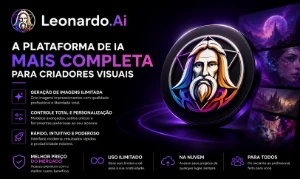 Leonardo Ai — Conta Com 8.500 Créditos - Inteligência Artificial