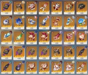 GANYU + HUTAO + 10 CINCO ⭐ CONTA AR56 - GENSHIN IMPACT ✨
