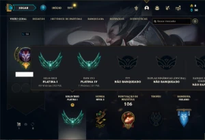 Conta Platina 1 com 40 Champs e 29 Skins - League of Legends LOL