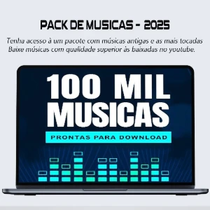 🎵 11. Pack 100 Mil Músicas – Atualizadas 2025