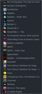 Conta steam com varios jogos, 1 vac ban no csgo