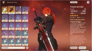 Conta de Genshin Impact - Late game - Muitos personagens 5*