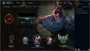 Conta Platina IV - League of Legends LOL