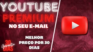 YOUTUBE PREMIUM + MUSIC NO SEU EMAIL 30 DIAS - Assinaturas e Premium
