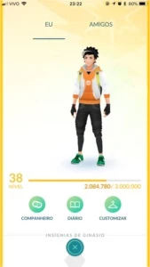 Conta Pokemon Go level 38 - Pokémon