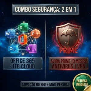 Office 365 1Tb + Avira Prime 3 Meses (No Seu E-Mail) - Assinaturas e Premium