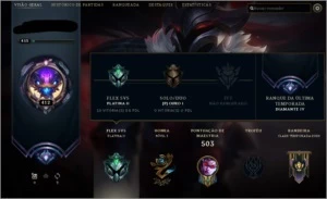 Conta lol main adc Platina 3 - League of Legends