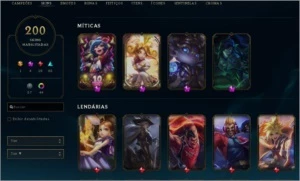 Conta lol main adc Platina 3 - League of Legends
