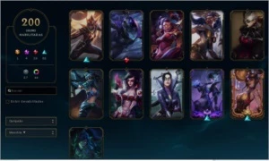 Conta lol main adc Platina 3 - League of Legends
