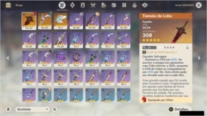 Conta AR29 com 5 personagens 5* e 3 armas 5* - Genshin Impact