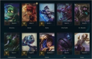 🟢 CONTA SMURF GOLD 2 🔥 MMR BOM 💎 6K ESSÊNCIAS - League of Legends LOL