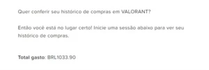 Conta de lol e valorant