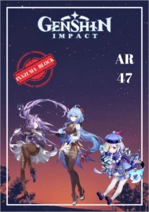 Ganyu Keqing e Qiqi Ar47 - Genshin Impact