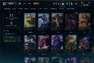 Diamante 4 com 75 Champs e 4 Skins - League of Legends LOL