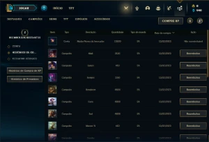 Conta Unranked com 21 Champs - League of Legends LOL
