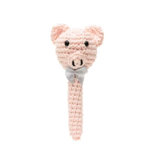 Porquinho para newborn em Amigurumi - Artesanato e Personalizados