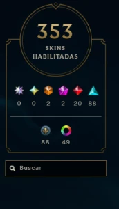 Conta EX Pro Player Diamante 2 Ex challenger SEASON 7 - League of Legends LOL