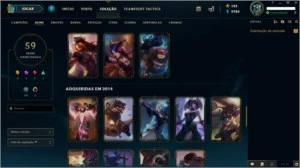 LOL - DIAMANTE 3 - 54 SKINS - League of Legends