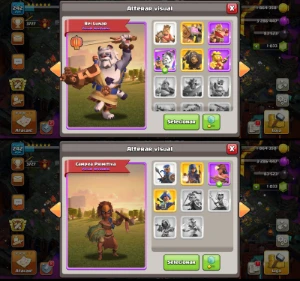 Cv15 Semi Full Id Virgem 6 paisagens 17 Skins Ñ Cv14 Cv13 - Clash of Clans