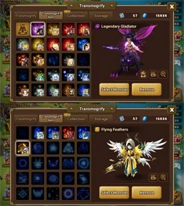 Summoners War G1/C3 Xiana Seara Tiana Gany Hathor Bastet